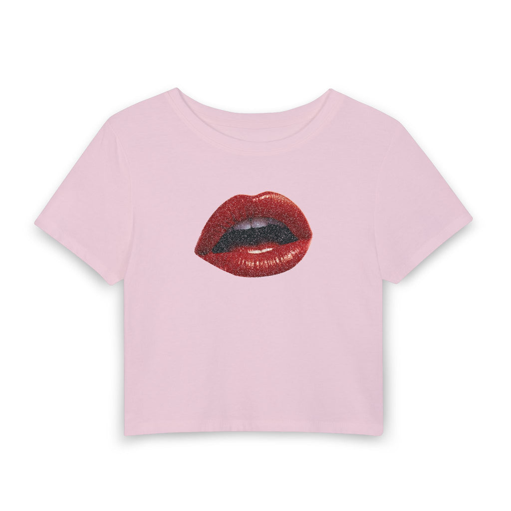 Glitter Red Kiss Tee