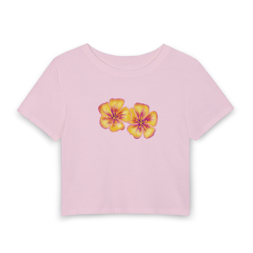 Floral Hibiscus Tee